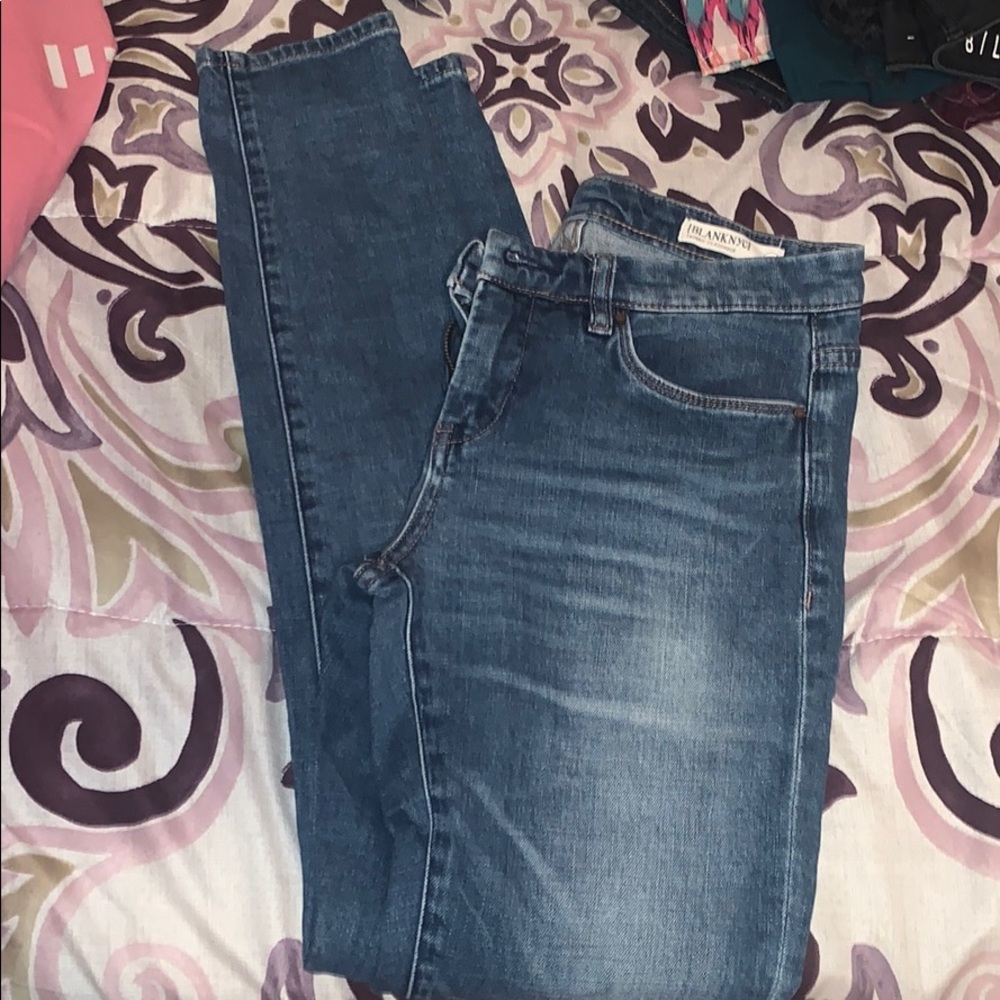 Blank jeans